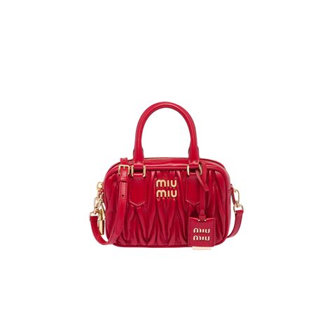 miu miu bag red|miu handbags official website.